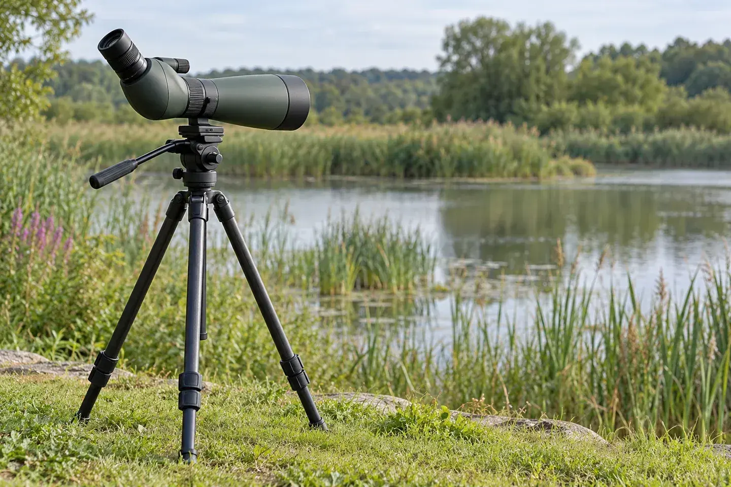 How to Set Up a Spotting Scope on a Tripod
