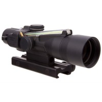 Trijicon 3x30 Compact ACOG Dual Illum Green Horseshoe/ Dot 7.62x39/123gr Ballistic w/ Colt Knob Thum