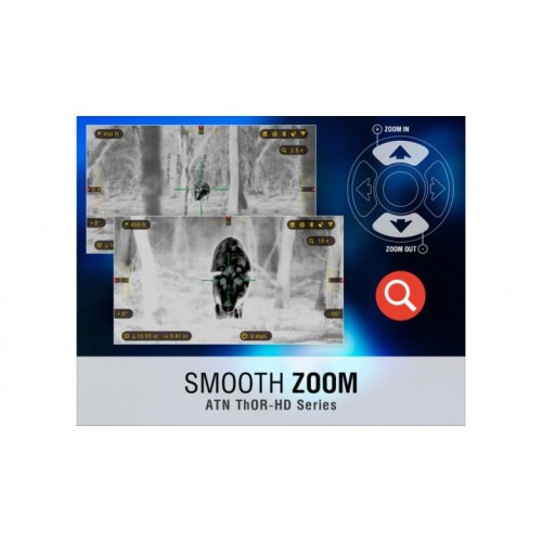 ATN THOR-HD, 384x288 Sensor, 9-36x Thermal Smart HD Rifle Scope