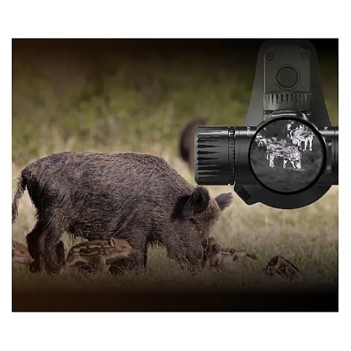 Guide Sensmart TU Series TU651 LRF 2.4-19.2x50mm 30mm Tube Thermal Rifle Scope and Range Finder TU651LRF