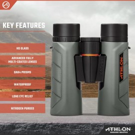 Athlon Optics 8x42 Talos Waterproof Binocular