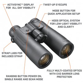 Bushnell 10x42 Fusion ARC Laser Rangefinder Binoculars