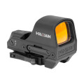 The Holosun HS510C is a rugged, feature-packed open reflex sight built for rifles, carbines, and shotguns. Whether for tactical use, competition, or range days, it delivers speed and versatility in a durable package .

The Multi-Reticle System (MRS) lets you switch instantly between a 2 MOA dot for precision, a 65 MOA circle for fast close-range targeting, or both combined . Powered by Holosun's Solar Failsafe technology, the sight automatically adjusts brightness using ambient light and supplements the battery for up to 50,000 hours of use . The Shake Awake feature conserves battery by powering down when idle and instantly waking upon movement .

Built tough, the HS510C features an aluminum housing with a titanium hood for superior impact resistance . It is IP67-rated waterproof and dustproof, ready for any weather . The included quick-detach (QD) mount allows for easy installation and absolute co-witness with iron sights .